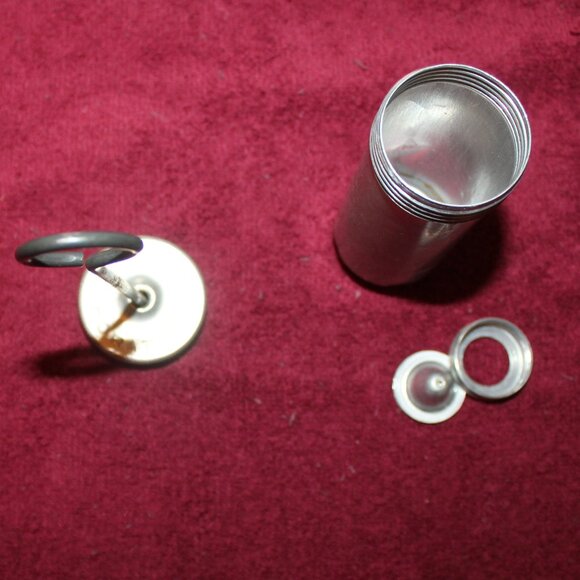 Vintage 1950's Aluminum Cake Decorator Press, 1 Tip - Picture 3 of 4